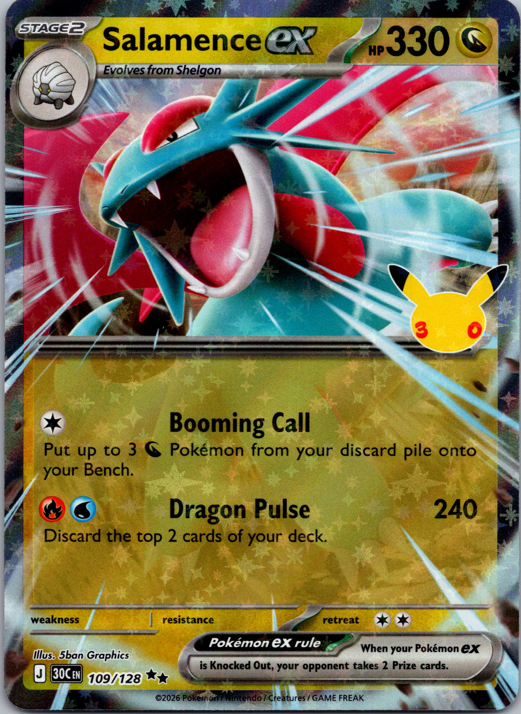 Salamence ex - front