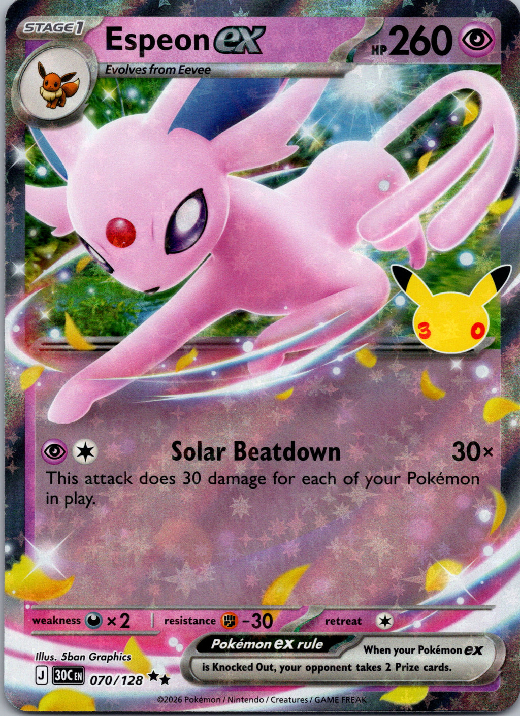 Espeon ex - front