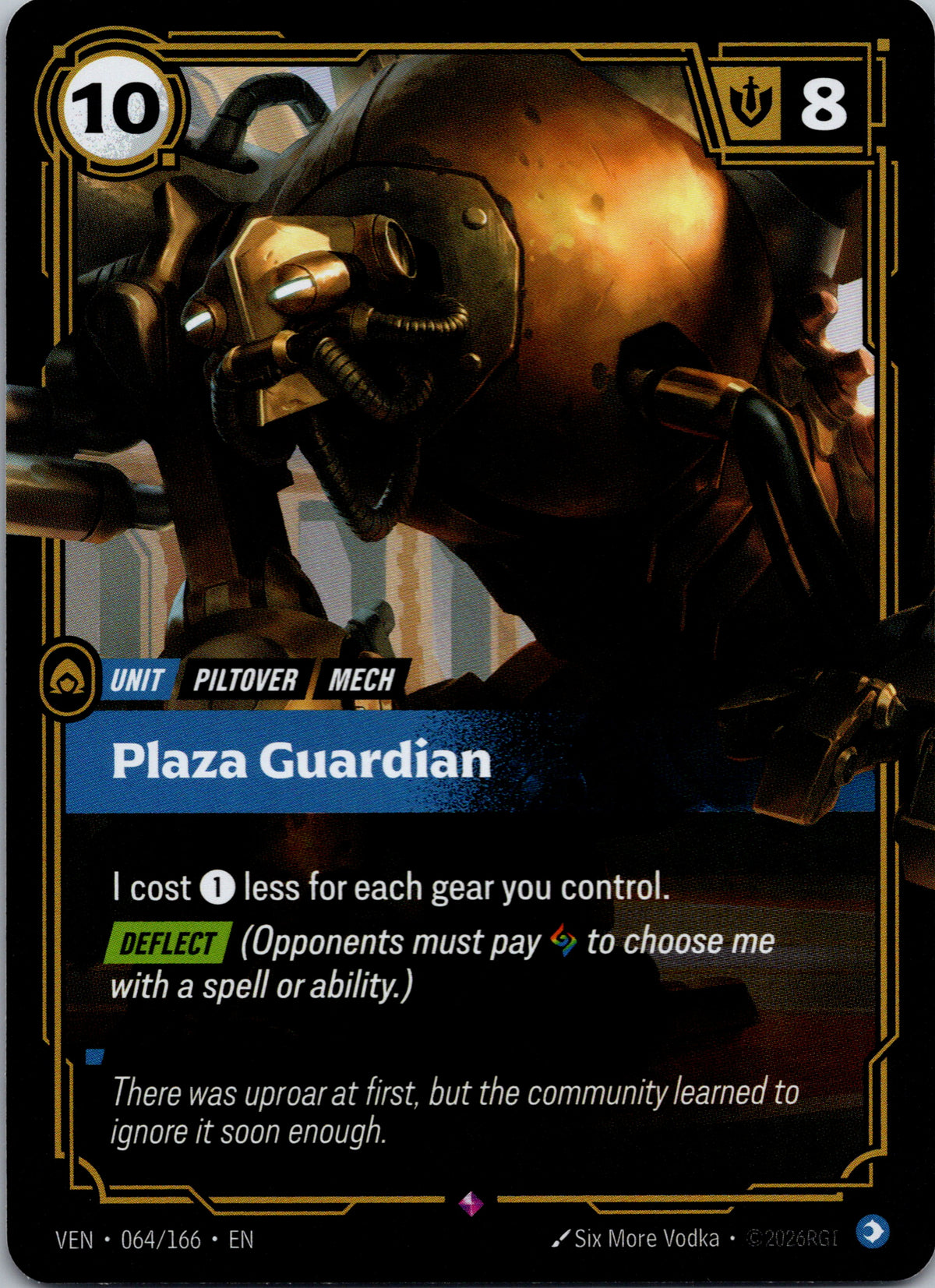 Plaza Guardian - front