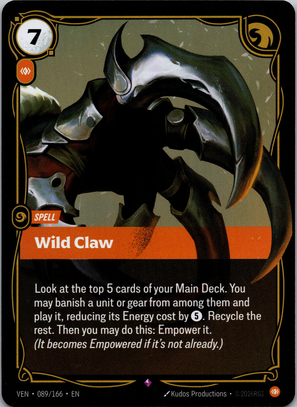 Wild Claw - front