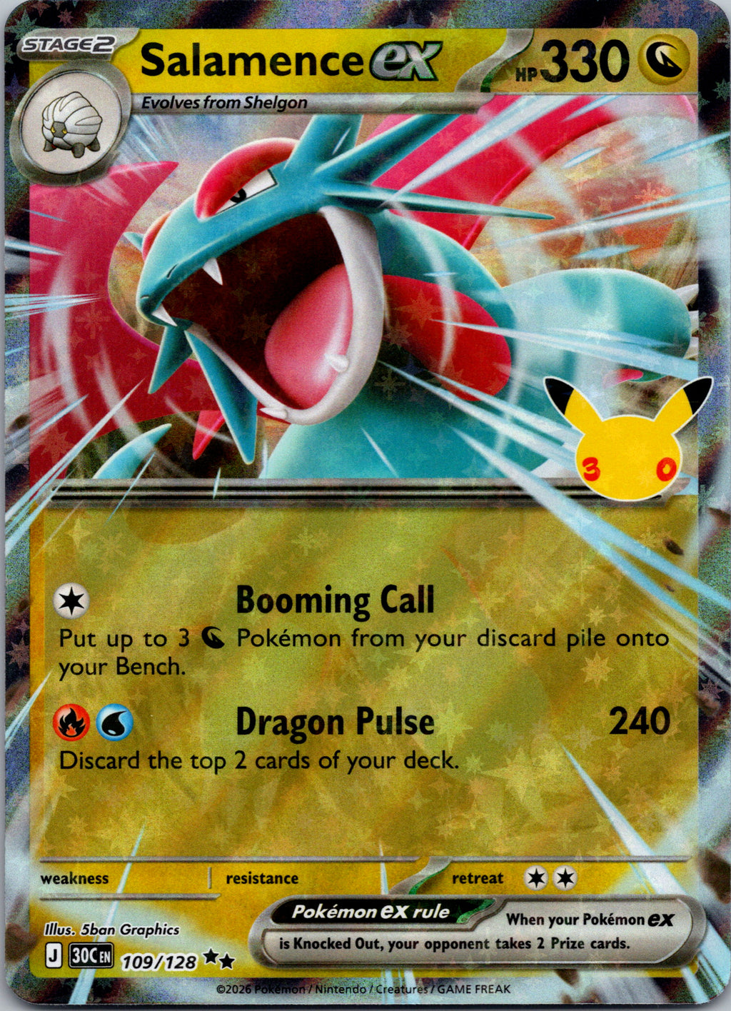 Salamence ex - front