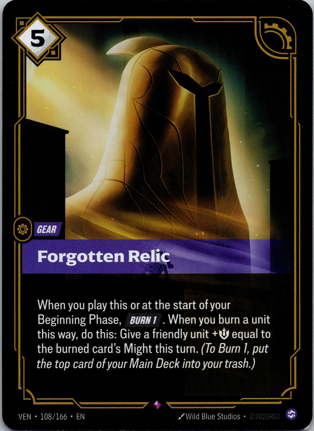 Forgotten Relic - front