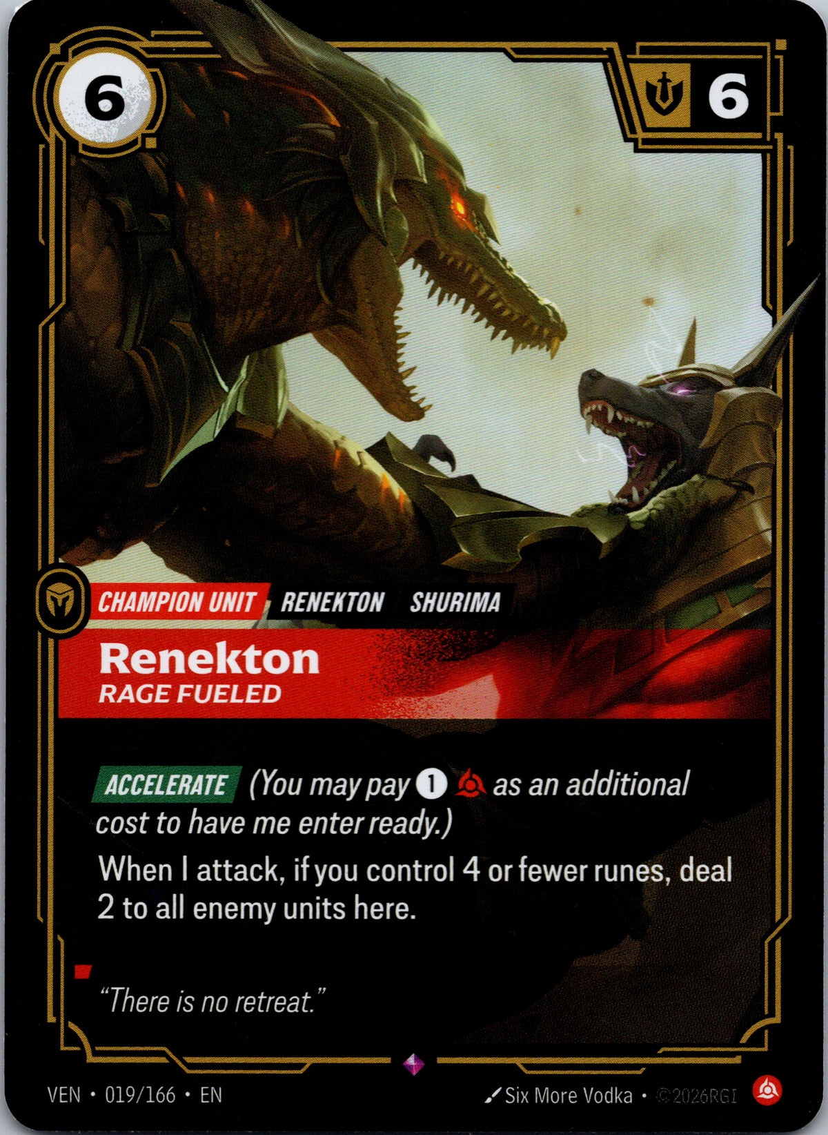 Renekton, Rage Fueled - front