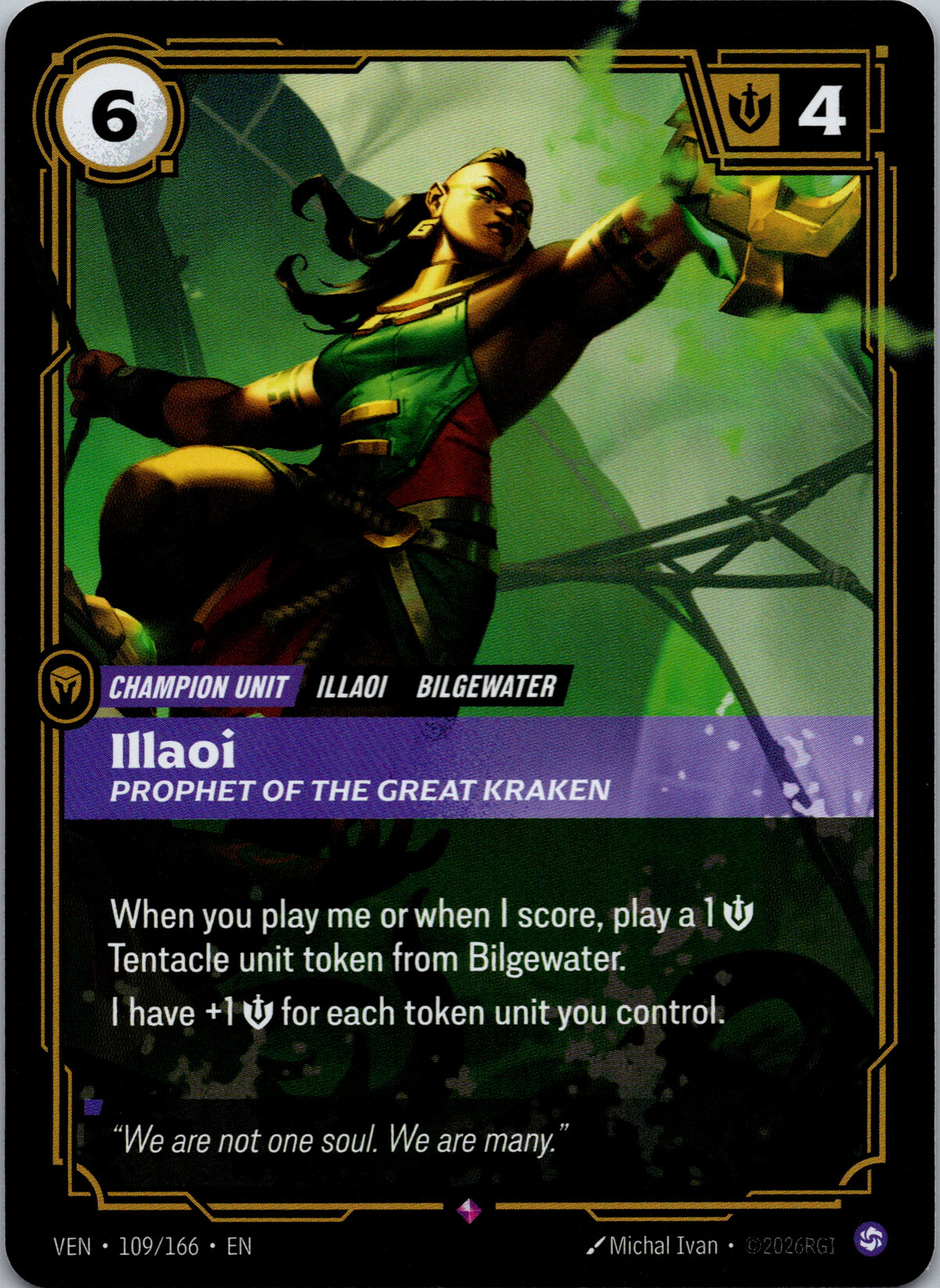 Illaoi, Prophet of the Great Kraken - front
