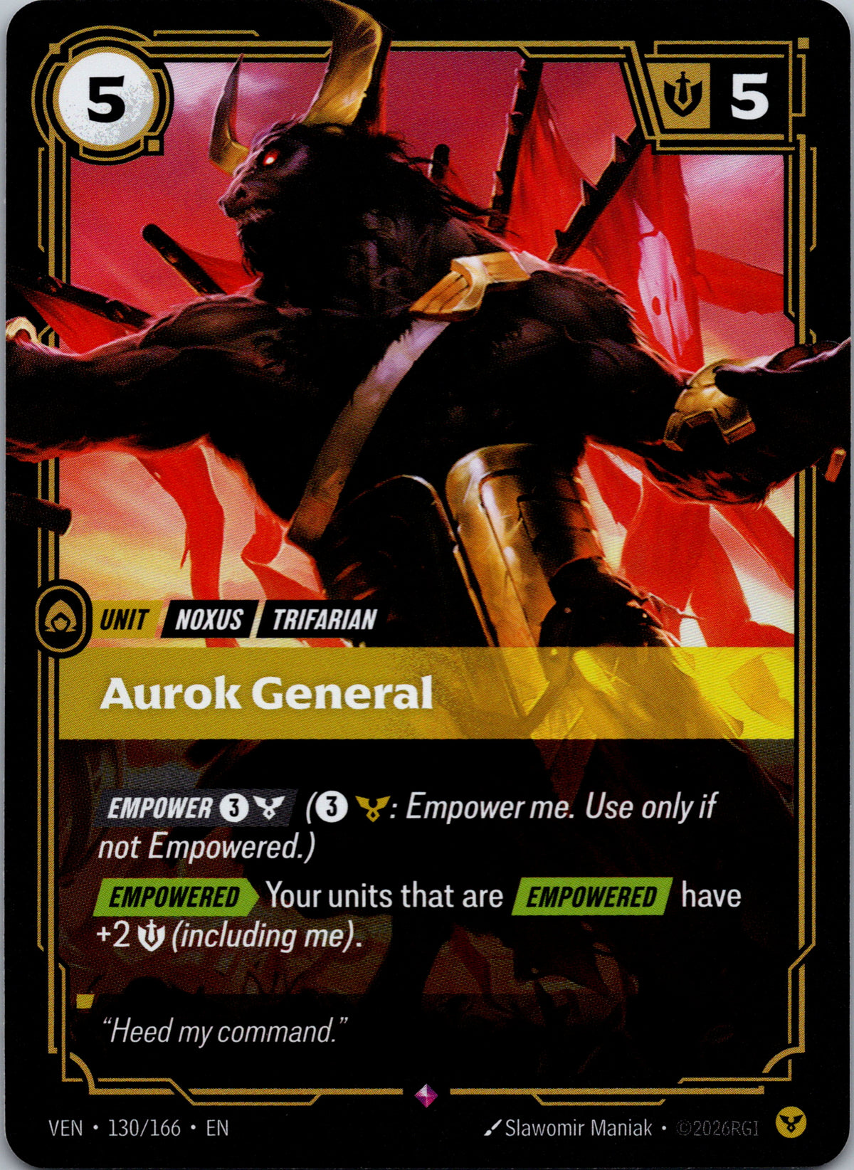 Aurok General - front