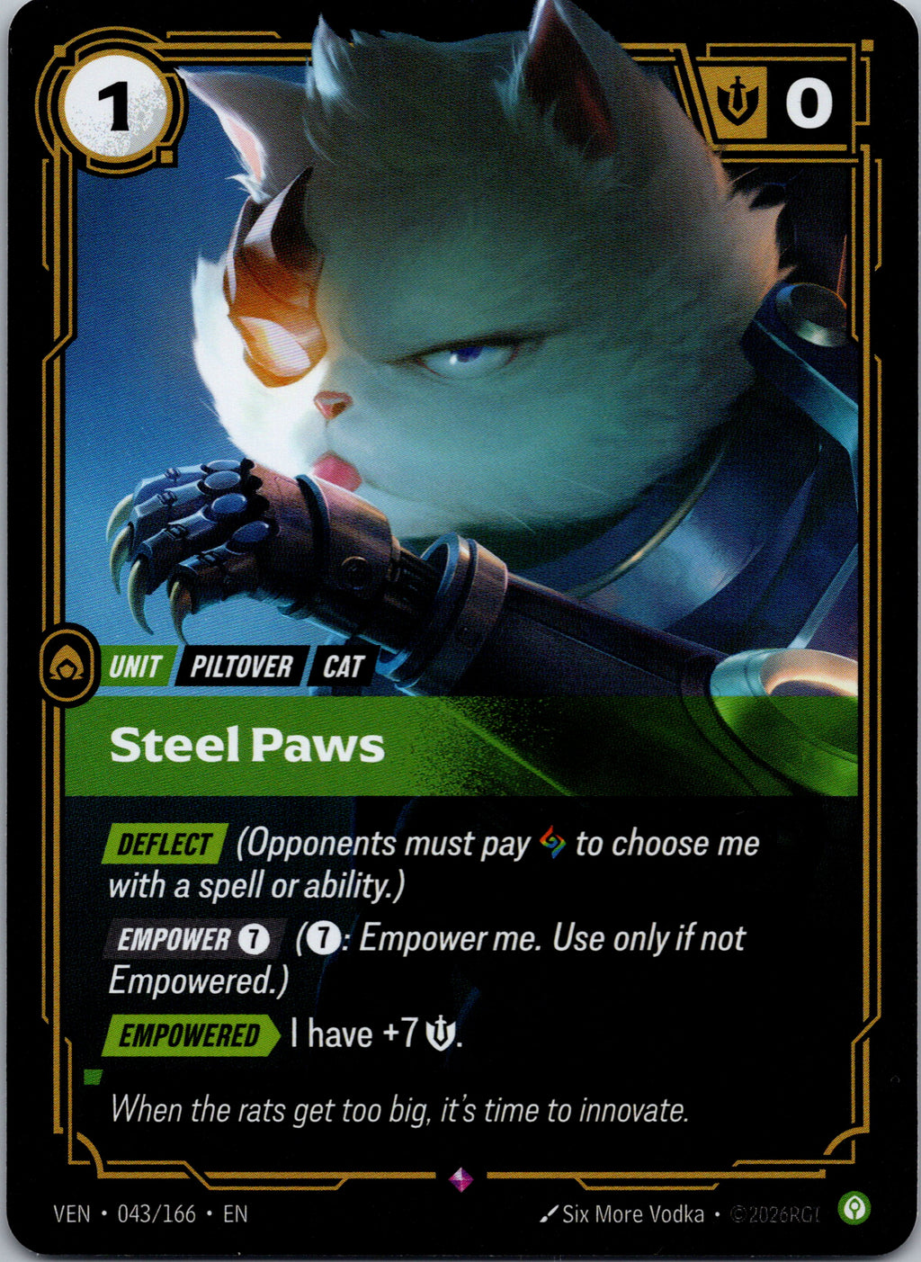 Steel Paws - front