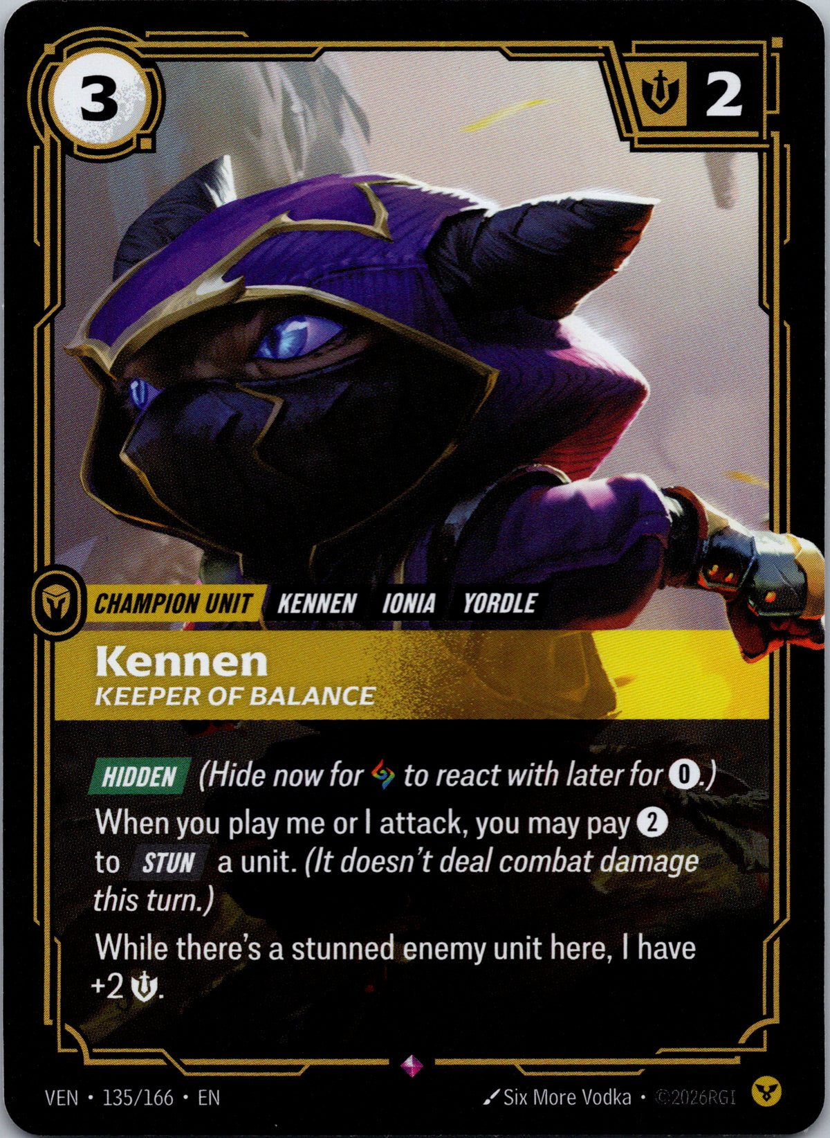 Kennen, Keeper of Balance - front
