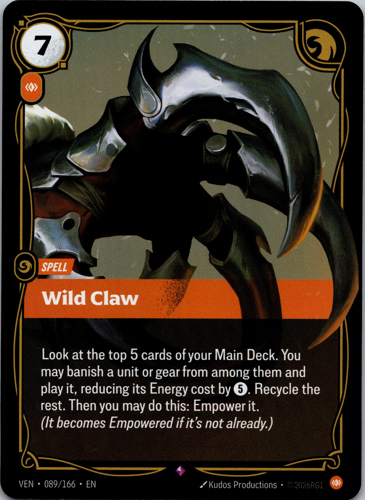 Wild Claw - front