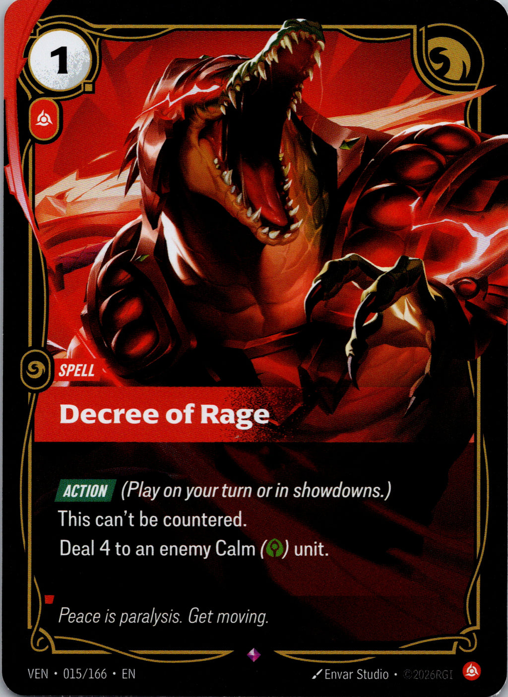 Decree of Rage - front