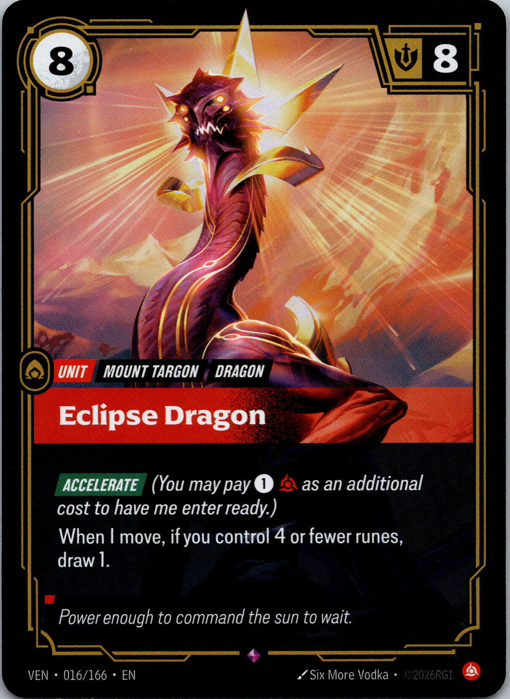 Eclipse Dragon - front