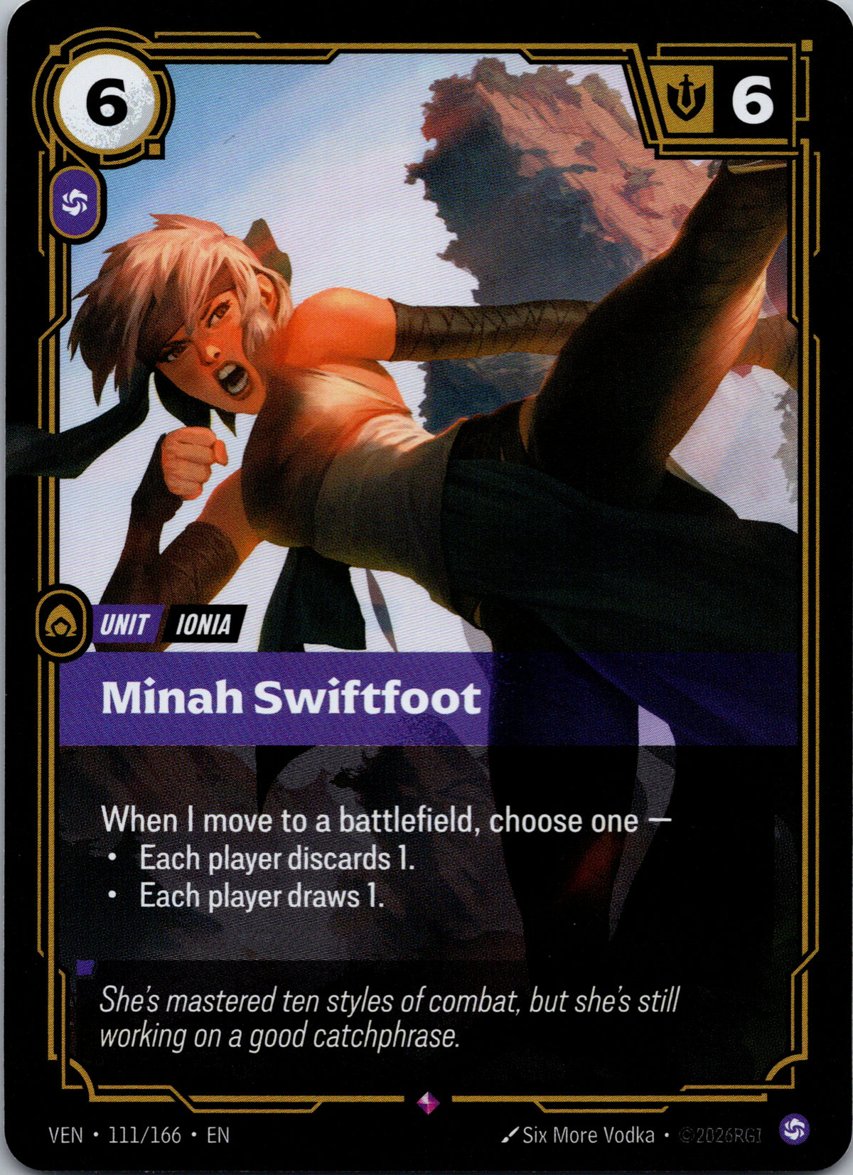 Minah Swiftfoot - front