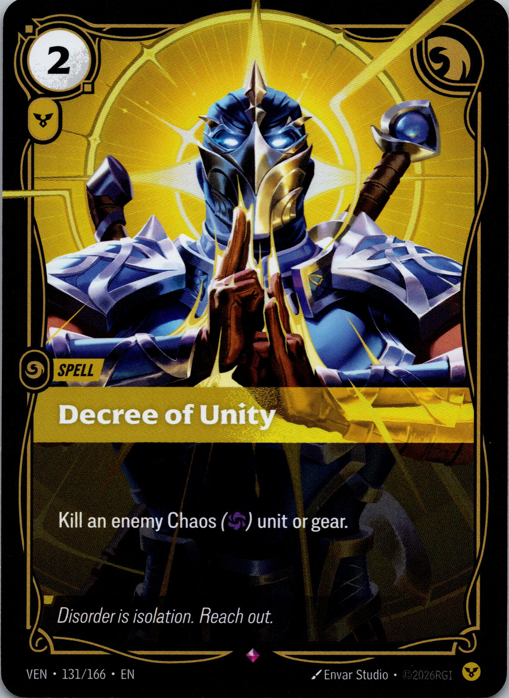Decree of Unity - front