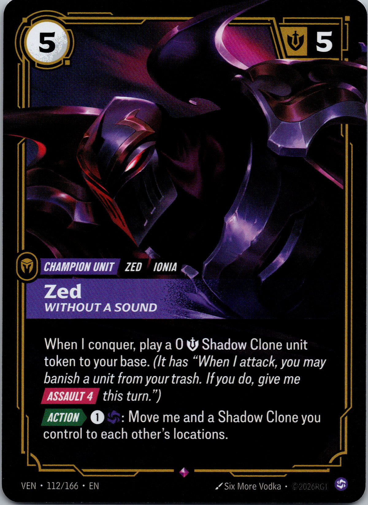 Zed, Without a Sound - front