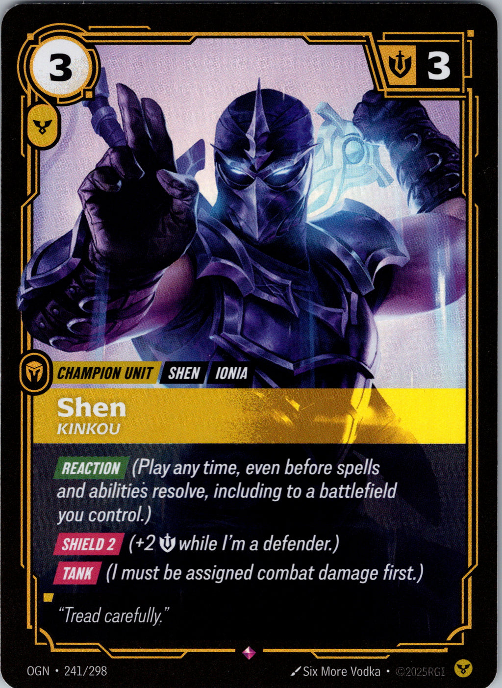 Shen - Kinkou - front