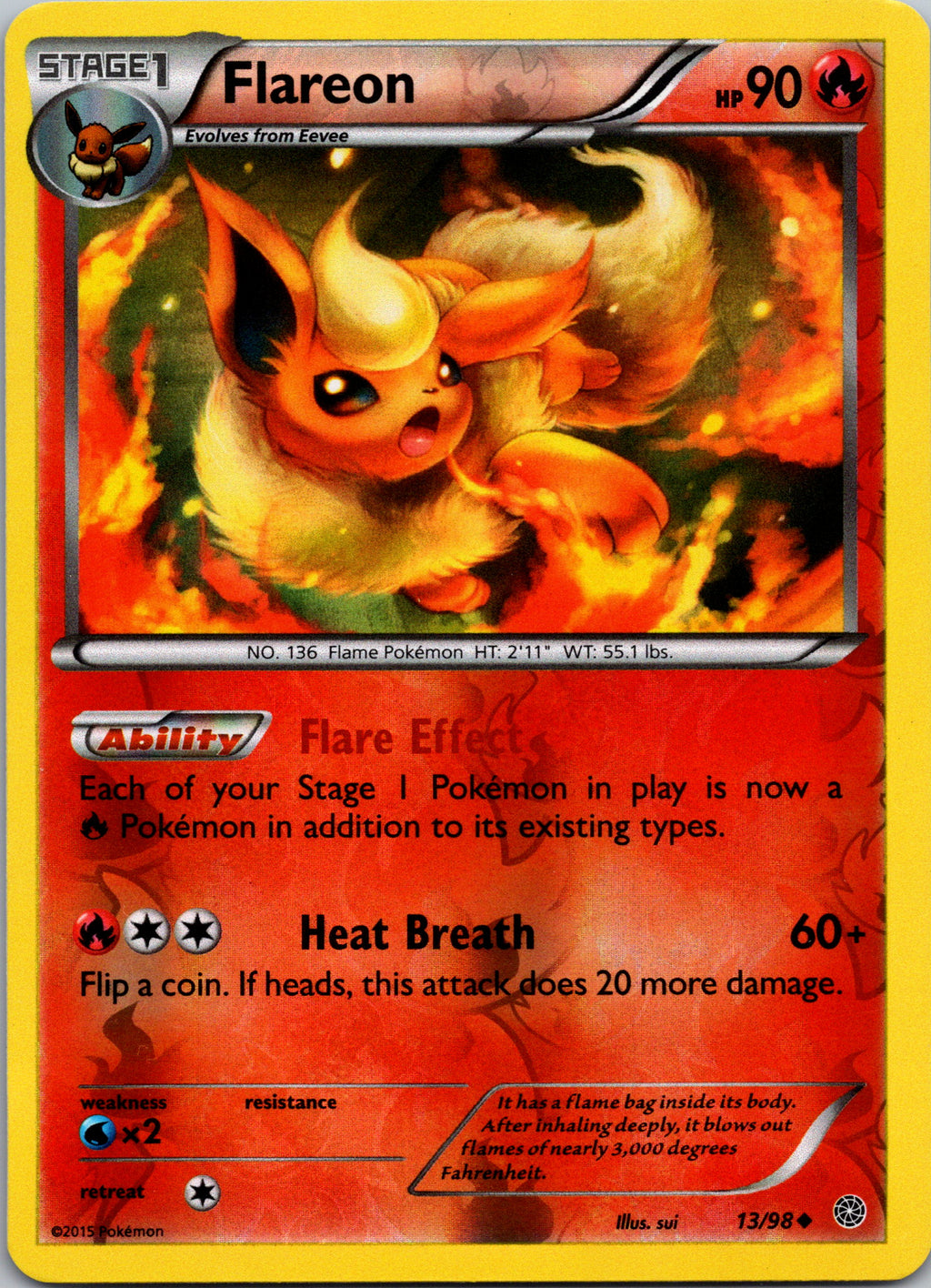 Flareon 13/98 – framsida på exemplaret