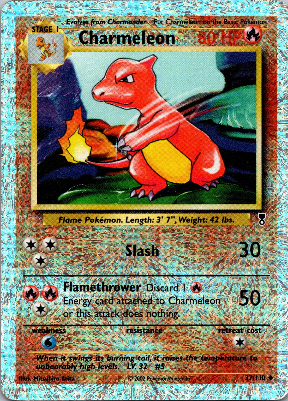Charmeleon 37/110 – framsida på exemplaret