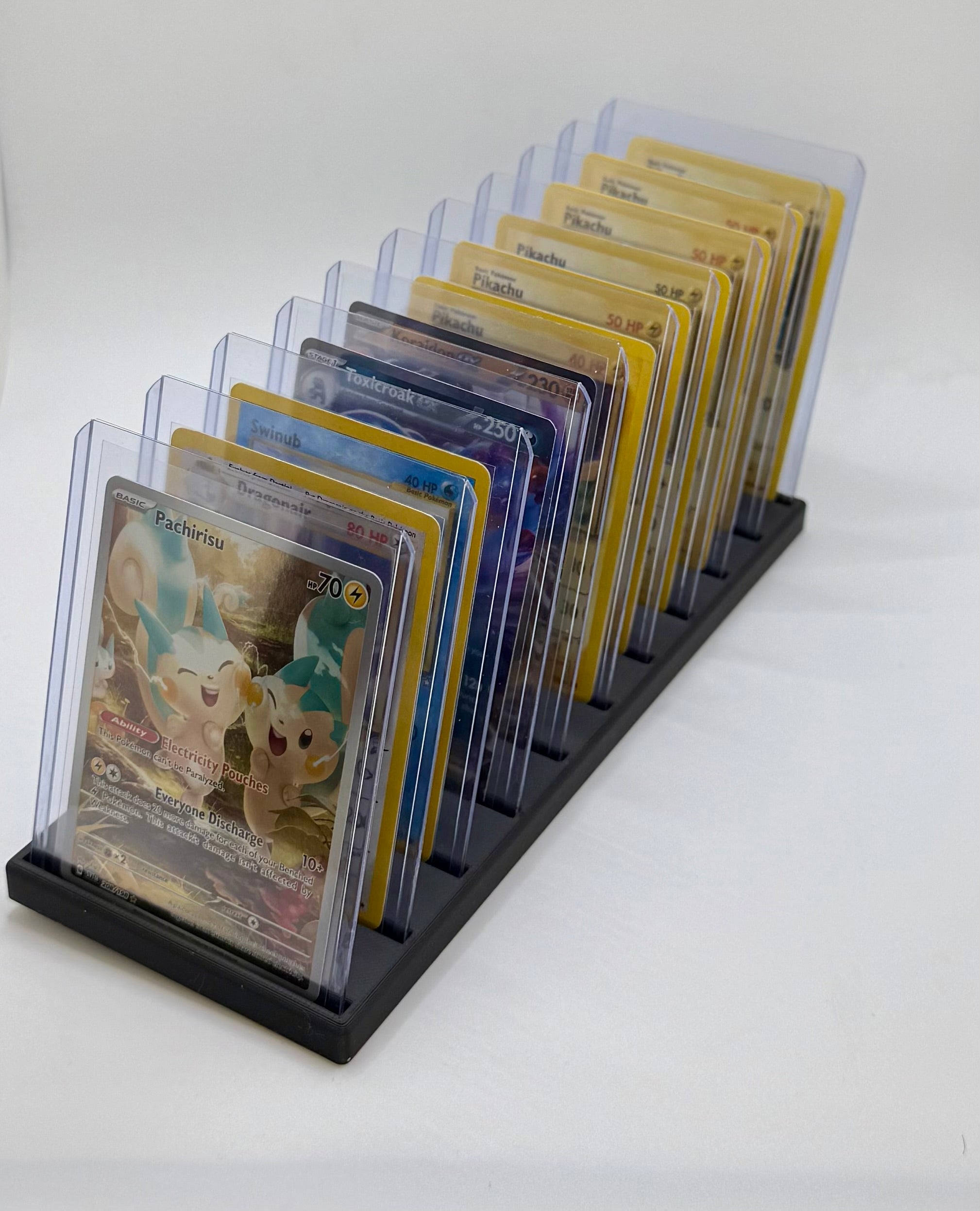 Display ställ till kort i Toploaders