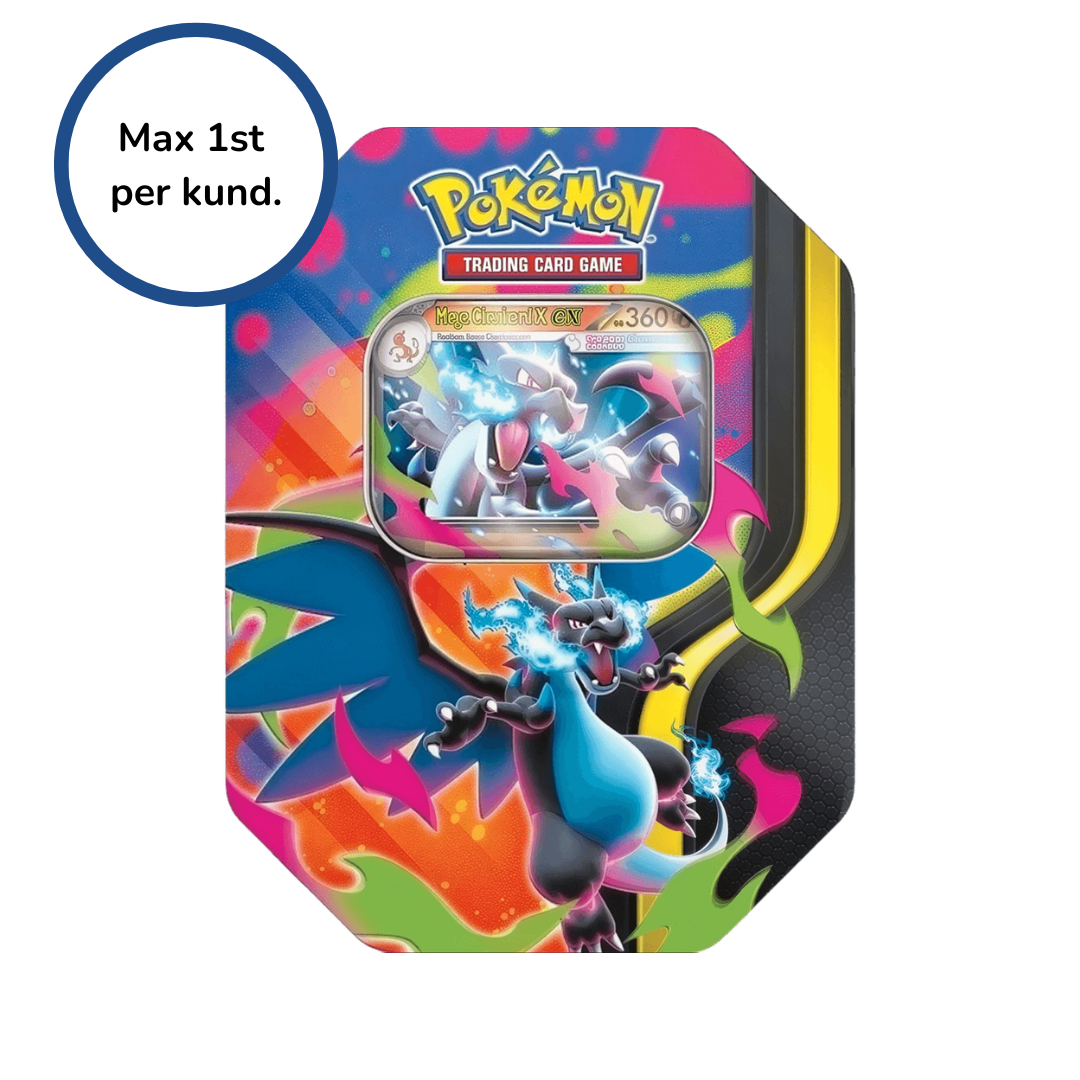 Pokémon TCG: Mega Charizard X tin