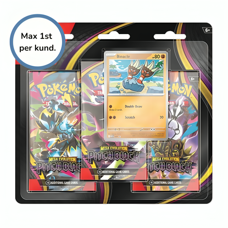 Pokémon TCG: Pitch Black M5 3-Pack Blister (Binacle)