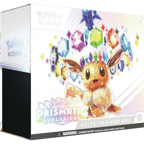 FÖRBESTÄLL: Prismatic Evolutions SV8.5 Elite trainer box