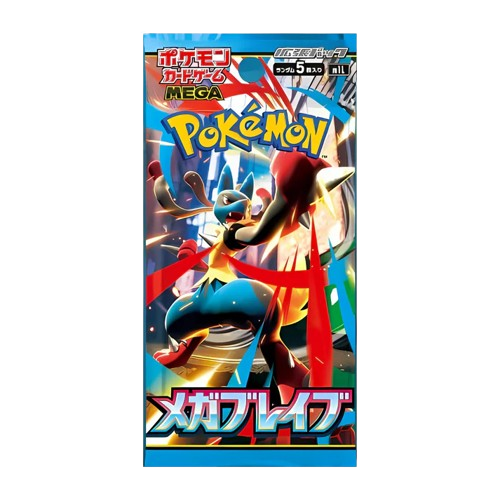 Pokémon TCG: Mega Brave m1b Booster pack (Japanskt)