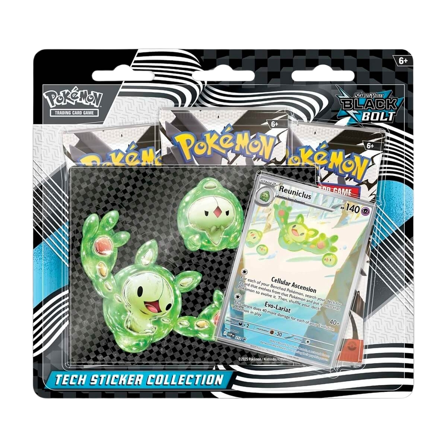 Pokémon TCG: Scarlet & Violet Black Bolt (Reuniclus) Tech Sticker Collection Blister