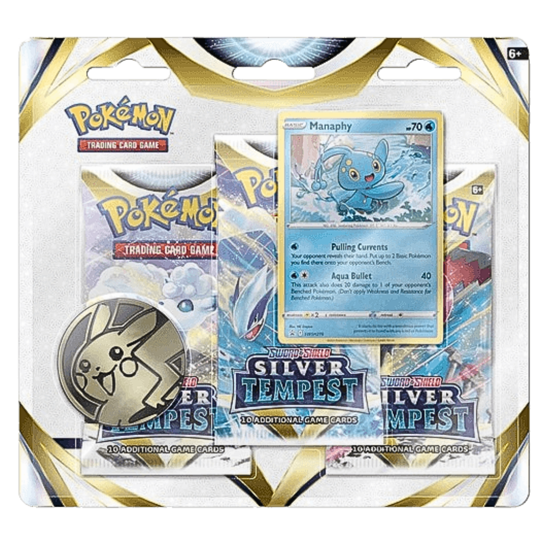 Silver Tempest SWSH11 3 Pack blister (Manaphy)