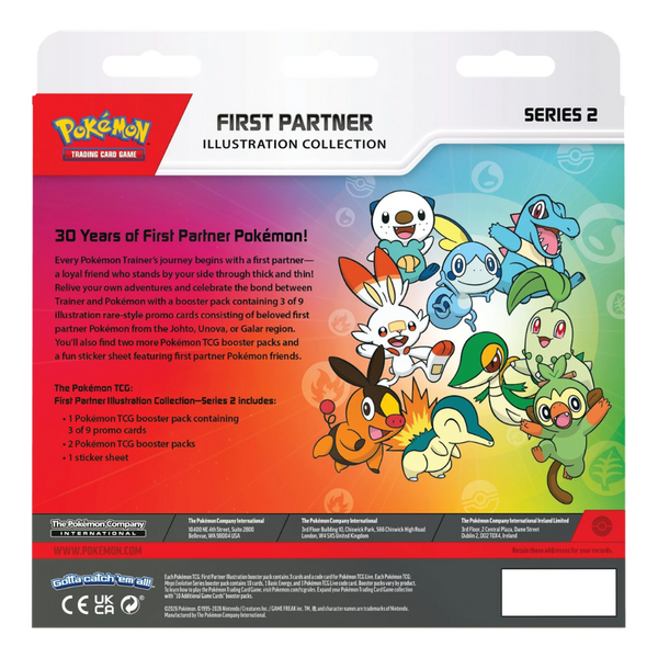 Pokémon TCG First Partner Illustration Collection Series 2 – baksida