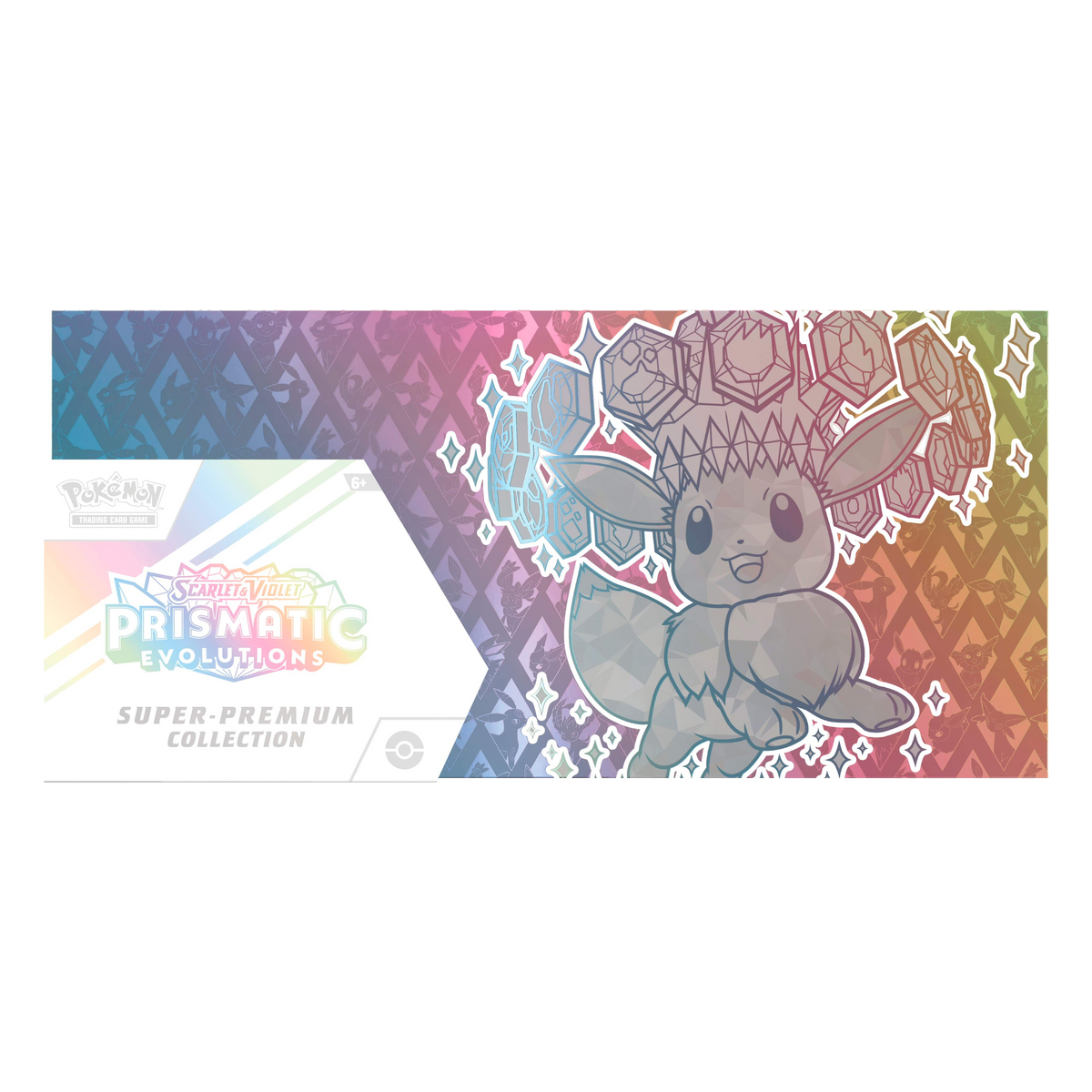 Pokémon TCG: Prismatic Evolutions SV8.5 Super-Premium Collection – rakt framifrån