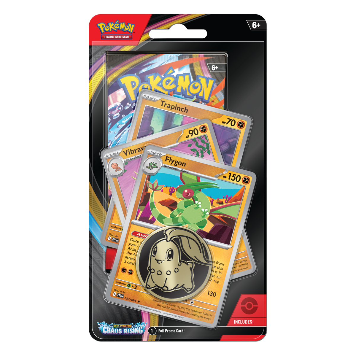 Pokémon TCG: Chaos Rising M4 Blister (Flygon) – transparent produktbild