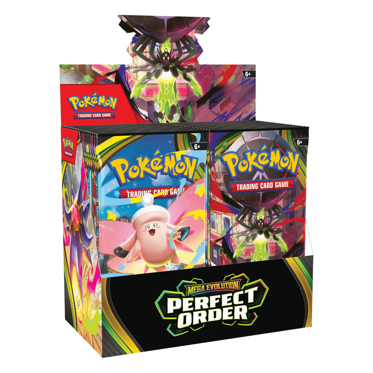 Pokémon TCG: Perfect Order M3 Booster box – transparent produktbild