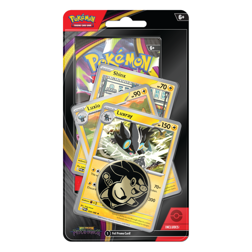 Pokémon TCG: Pitch Black M5 Blister (Luxray) – transparent produktbild
