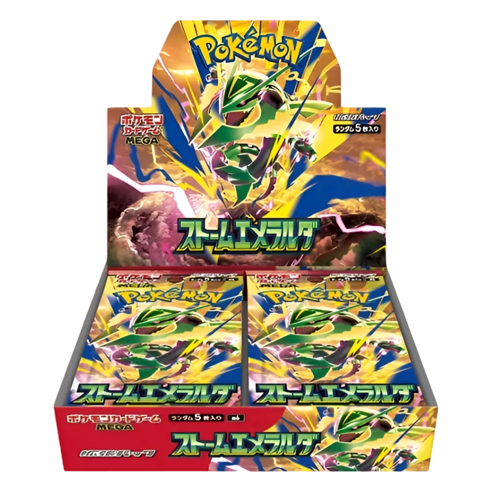 Pokémon TCG: Storm Emeralda m6 Booster box (Japansk) – transparent produktbild