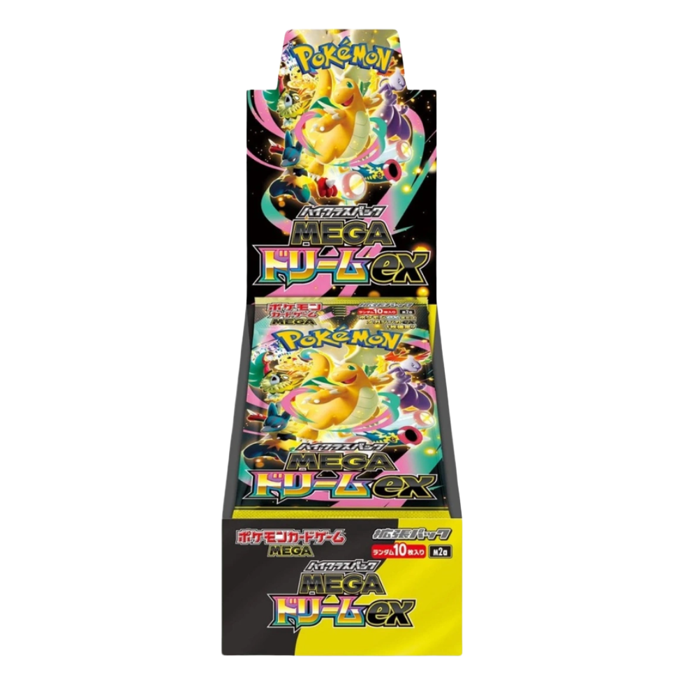 Pokémon TCG: Mega Dream ex m2a Booster box (Japansk) – transparent produktbild