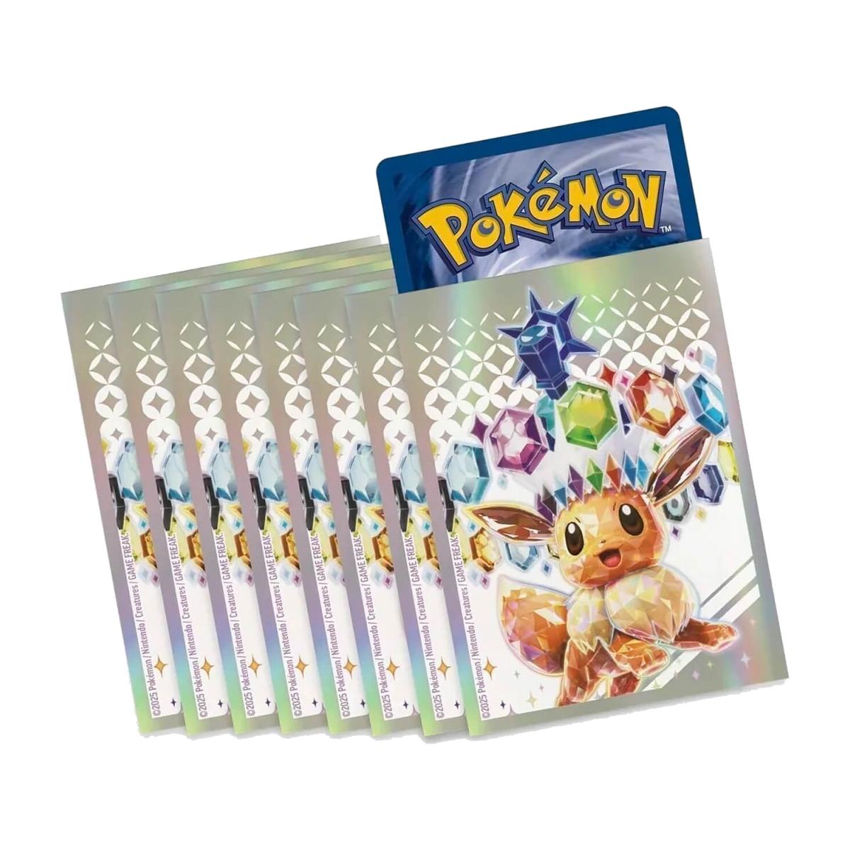 Prismatic Evolutions Sleeves – kortfickor med Eevee och dess utvecklingar.